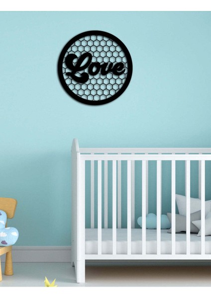 - Love Peteği Metal Tablo, Duvar Dekoru - Sevgi, Sevgili, Aşk Temalı Hediyelik Tablo - 60 x 60 - cm -Siyah - Doğum Günü - Sevgililer Günü - Anneler Günü -LOVE-091 fiyatları
