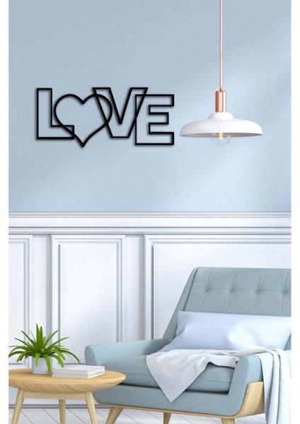 - Sevgili Metal Tablo, Duvar Dekoru - Sevgi, Sevgili, Aşk Temalı Hediyelik Tablo - 58 x 25 - cm -Siyah - Doğum Günü - Sevgililer Günü - Anneler Günü -LOVE-024 modelleri