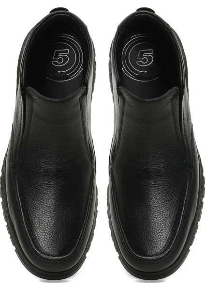 107717 Siyah Ortopedik 5 Nokta Deri Erkek Bot fırsatları