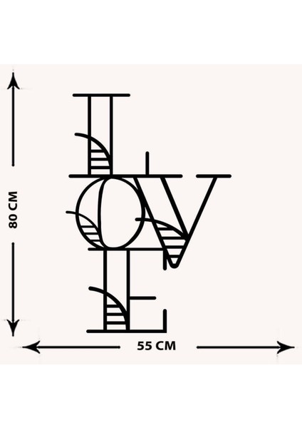 - Love Art Metal Tablo, Duvar Dekoru - Sevgi, Sevgili, Aşk Temalı Hediyelik Tablo - 72 x 50 - cm -Siyah - Doğum Günü - Sevgililer Günü - Anneler Günü -LOVE-088 indirimleri