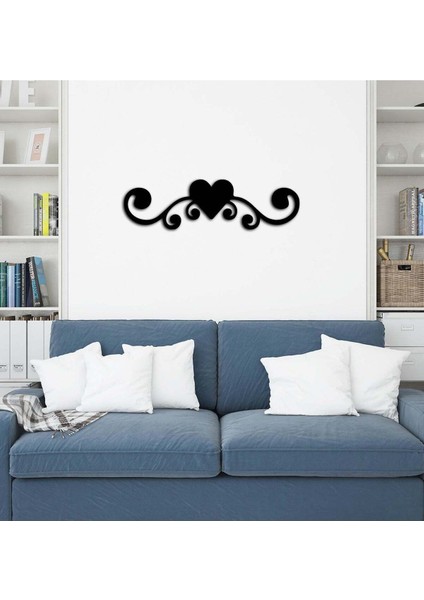 - Kalbin Deseni Metal Tablo, Duvar Dekoru - Sevgi, Sevgili, Aşk Temalı Hediyelik Tablo - 71 x 20 - cm -Siyah - Doğum Günü - Sevgililer Günü - Anneler Günü -LOVE-039 fırsatları