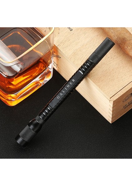 Profesyonel Puro Çekme Aracı Lüks Arttırıcı Puro Tutucu Puro Matkap Yumruk Kesici Iğne