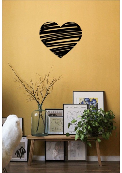 - Sarılmış Kalp Metal Tablo, Duvar Dekoru - Sevgi, Sevgili, Aşk Temalı Hediyelik Tablo - 47 x 40 - cm - Siyah - Doğum Günü - Sevgililer Günü - Anneler Günü -LOVE-002 fiyatları