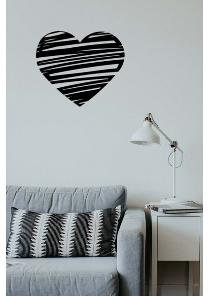 - Sarılmış Kalp Metal Tablo, Duvar Dekoru - Sevgi, Sevgili, Aşk Temalı Hediyelik Tablo - 47 x 40 - cm - Siyah - Doğum Günü - Sevgililer Günü - Anneler Günü -LOVE-002 modelleri