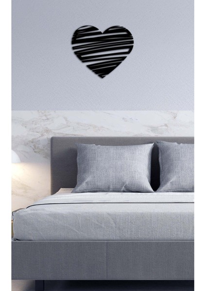 - Sarılmış Kalp Metal Tablo, Duvar Dekoru - Sevgi, Sevgili, Aşk Temalı Hediyelik Tablo - 47 x 40 - cm - Siyah - Doğum Günü - Sevgililer Günü - Anneler Günü -LOVE-002 fırsatları