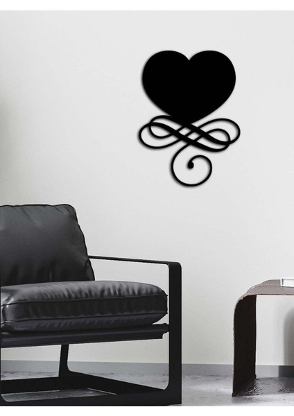 - Kalbin Ritmi Metal Tablo, Duvar Dekoru - Sevgi, Sevgili, Aşk Temalı Hediyelik Tablo - 50 x 37 - cm -Siyah - Doğum Günü - Sevgililer Günü - Anneler Günü -LOVE-043 modelleri