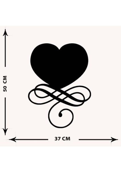 - Kalbin Ritmi Metal Tablo, Duvar Dekoru - Sevgi, Sevgili, Aşk Temalı Hediyelik Tablo - 50 x 37 - cm -Siyah - Doğum Günü - Sevgililer Günü - Anneler Günü -LOVE-043 indirimleri