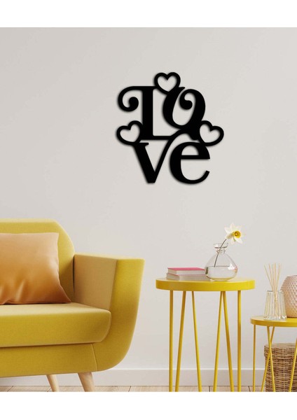 - Kalpli Love Metal Tablo, Duvar Dekoru - Sevgi, Sevgili, Aşk Temalı Hediyelik Tablo - 50 x 52 - cm -Siyah - Doğum Günü - Sevgililer Günü - Anneler Günü -LOVE-134 modelleri
