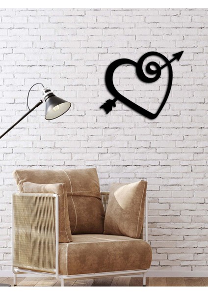 - Kalbin Hançeri Metal Tablo, Duvar Dekoru - Sevgi, Sevgili, Aşk Temalı Hediyelik Tablo - 50 x 41 - cm -Siyah - Doğum Günü - Sevgililer Günü - Anneler Günü -LOVE-010 fiyatları