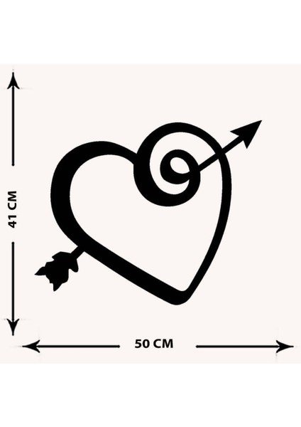 - Kalbin Hançeri Metal Tablo, Duvar Dekoru - Sevgi, Sevgili, Aşk Temalı Hediyelik Tablo - 50 x 41 - cm -Siyah - Doğum Günü - Sevgililer Günü - Anneler Günü -LOVE-010 indirimleri