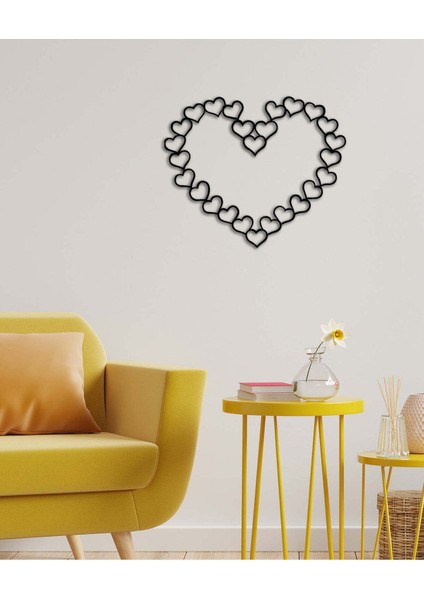 - Kalpten Kalbe Metal Tablo, Duvar Dekoru - Sevgi, Sevgili, Aşk Temalı Hediyelik Tablo - 60 x 50 - cm -Siyah - Doğum Günü - Sevgililer Günü - Anneler Günü -LOVE-047 fırsatları