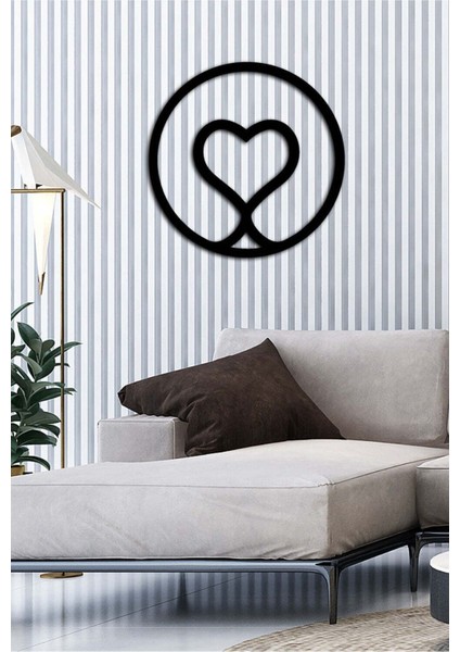 - Flamingo Kalbi Metal Tablo, Duvar Dekoru - Sevgi, Sevgili, Aşk Temalı Hediyelik Tablo - 42 x 42 - cm -Siyah - Doğum Günü - Sevgililer Günü - Anneler Günü -LOVE-084 fiyatları