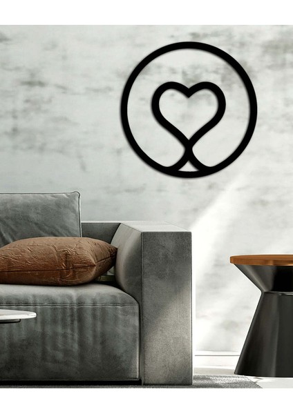 - Flamingo Kalbi Metal Tablo, Duvar Dekoru - Sevgi, Sevgili, Aşk Temalı Hediyelik Tablo - 42 x 42 - cm -Siyah - Doğum Günü - Sevgililer Günü - Anneler Günü -LOVE-084 modelleri