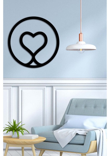 - Flamingo Kalbi Metal Tablo, Duvar Dekoru - Sevgi, Sevgili, Aşk Temalı Hediyelik Tablo - 42 x 42 - cm -Siyah - Doğum Günü - Sevgililer Günü - Anneler Günü -LOVE-084 fırsatları