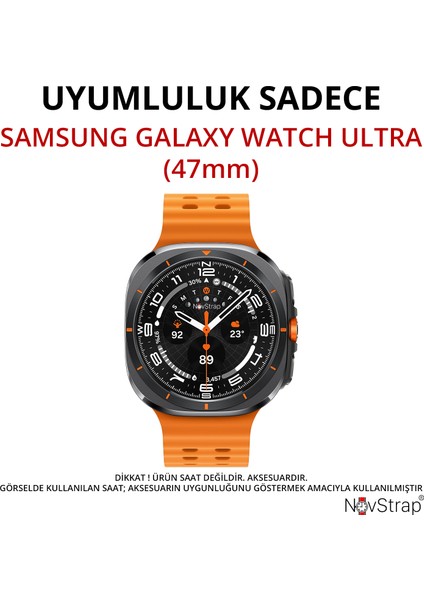 Samsung Galaxy Watch Ultra 47 mm ile Uyumlu Kordon Tam Uyumlu Pimli Metal Hasır Çelik Kayış fiyatları