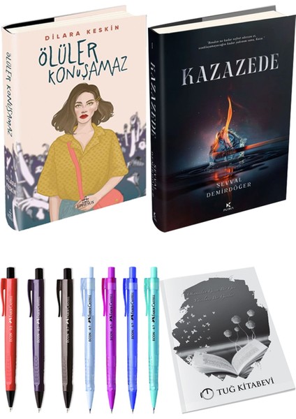 Kazazede 1 Ciltli ve Ephesus Ölüler Konuşamaz Ciltli Dilara Keskin 2'li Set + Hediyeli