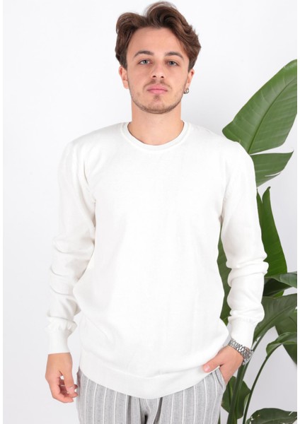 3606 Erkek Bisiklet Yaka Kazak