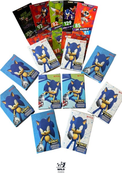Yeni Sonic Prime Karakter Oyun Kartları 10 Adet 100 Adet Sonic Oyun Kartları fırsatları