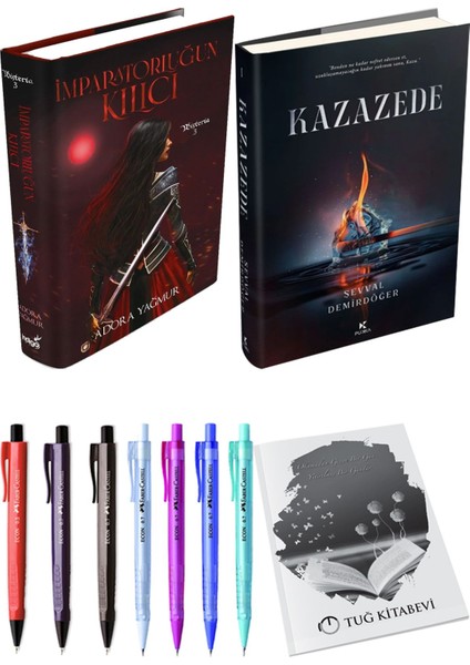 Kazazede 1 Ciltli ve Imparatorluğun Kılıcı Ciltli Adora Yağmur 2'li Set + Hediyeli