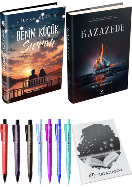 Kazazede 1 Ciltli ve Ephesus Benim Küçük Sırrım 2 Ciltli Dilara Keskin 2'li Set + Hediyeli