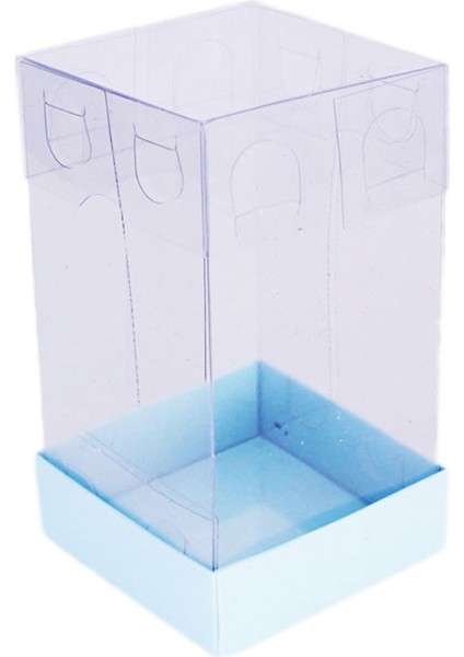 Asetat Kutu Altı Karton 5 x 5 x 9 cm (50 Adet) Mavi