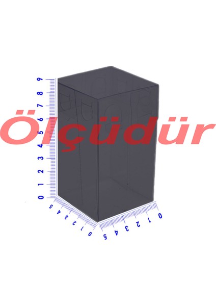 Asetat Kutu Altı Karton 5 x 5 x 9 cm (50 Adet) Mavi fiyatları