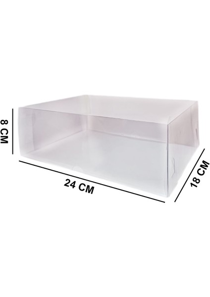 Asetat Kutu 18 x 24 x 8 cm (10 Adet)