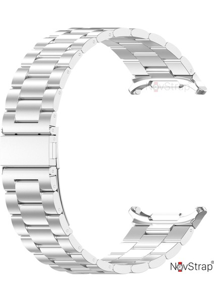 Samsung Galaxy Watch Ultra 47 mm ile Uyumlu Kordon Baklalı Metal Paslanmaz Çelik Kayış indirimleri