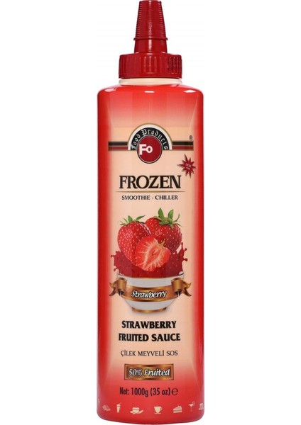 Çilek Meyveli Sos Frozen 1 kg
