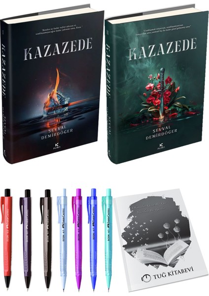 Kazazede 2 Ciltli ve Kazazede 1 Ciltli Şevval Demirdöğer 2'li Set + Hediyeli