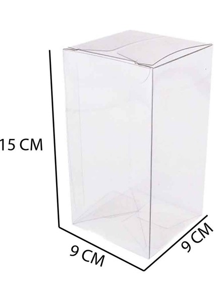 Asetat Kutu 9 x 9 x 15 cm (25 Adet) fiyatları
