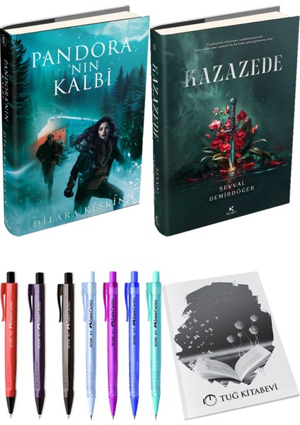 Kazazede 2 Ciltli ve Ephesus Pandora'nın Kalbi 2 Ciltli Dilara Keskin 2'li Set + Hediyeli