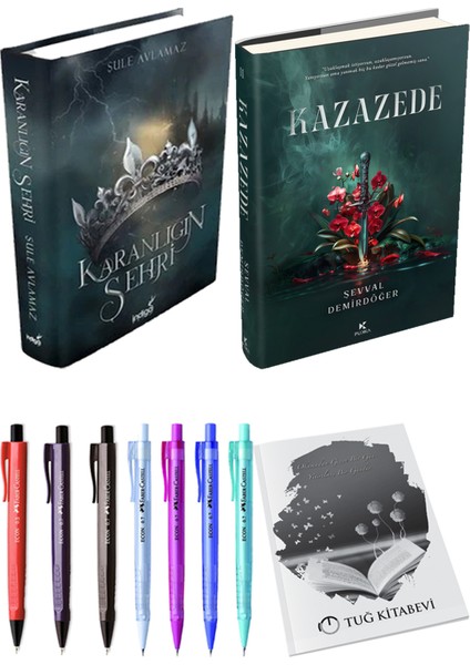 Kazazede 2 Ciltli ve Karanlığın Şehri 1 Ciltli Şule Avlamaz 2li Set + Hediyeli