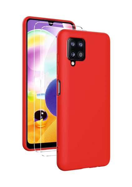 Samsung Galaxy M22 Kılıf Kamera Korumalı Silikon Rubber Arka Kapak