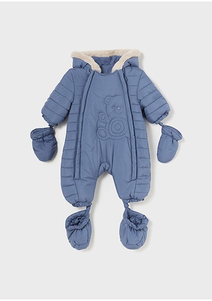 06-18 Ay Erkek Bebek Mavi Renk Astronot Mont