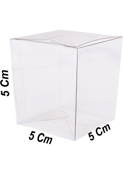 Asetat Kutu 5 x 5 x 5 cm (50 Adet)