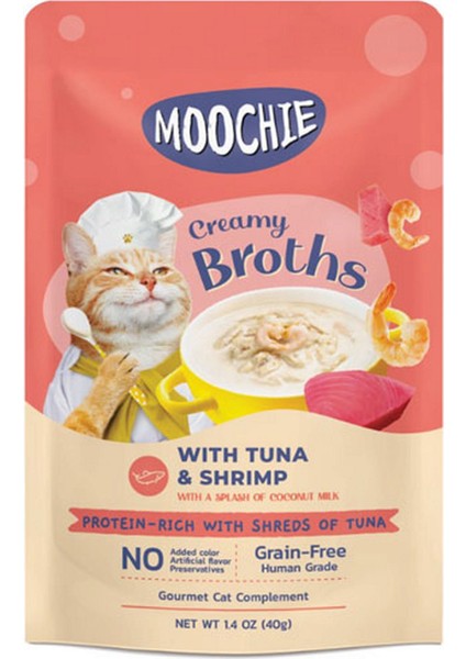 Çorba Kedi Ödülü Ton-Karides 40 gr x 4 Adet