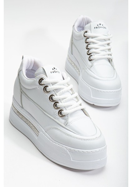 Granes Kadın Beyaz Gizli Topuk Sneaker fiyatları