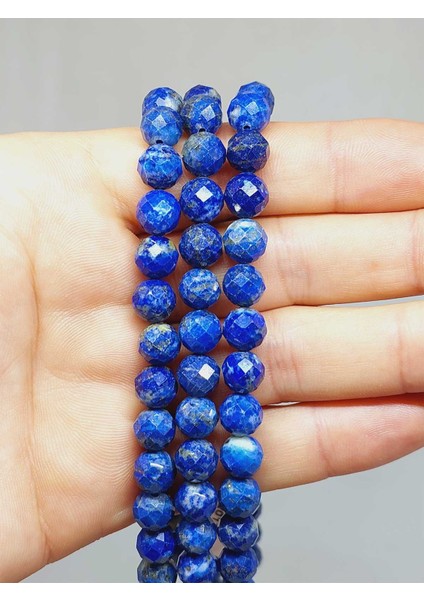 Lapis Taşı Faset Kesim Dizi 8mm (54330)