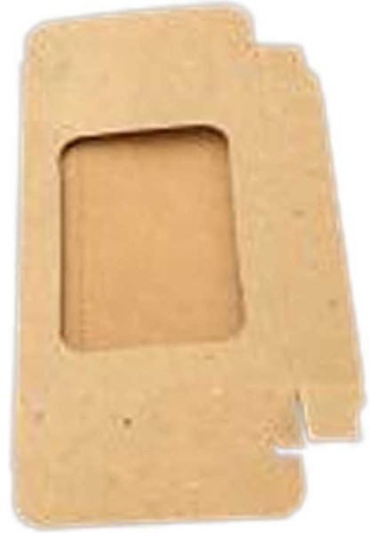 Kutu Karton Tekli Sabun Kutusu 5x6.2 cm (50 Adet) Kraft