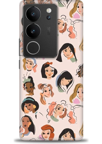 Vivo V29 5g Ile Uyumlu Hd Baskılı Silikon Kılıf