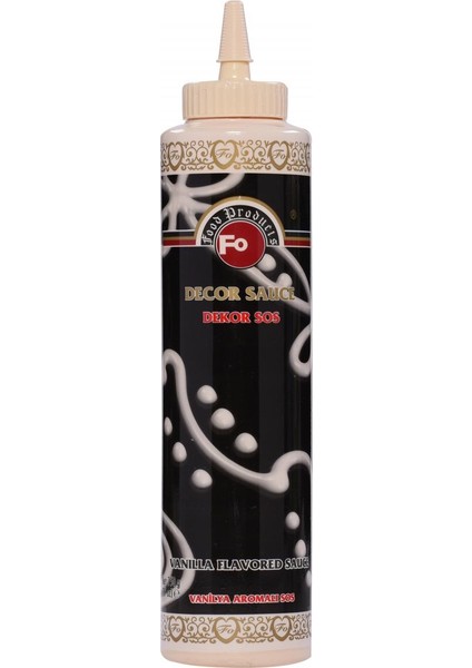 Vanilya Aromalı Dekor Topping Sos 750 gr