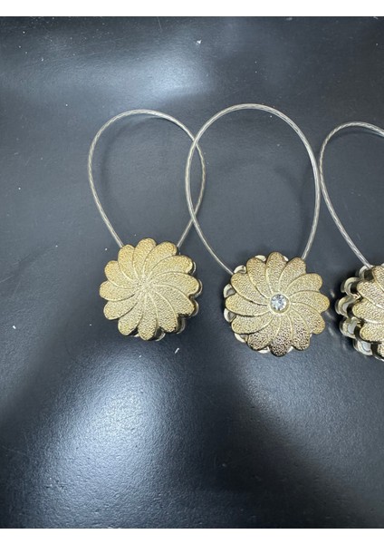 5 Adet Mıknatıslı Perde Tokası Perde Mandalı Mıknatıslı Perde Tutacağı