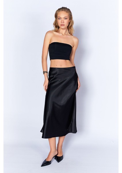 Siyah Saten Etek| EK100298936-8936