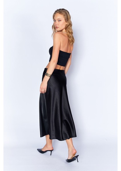 Siyah Saten Etek| EK100298936-8936 modelleri