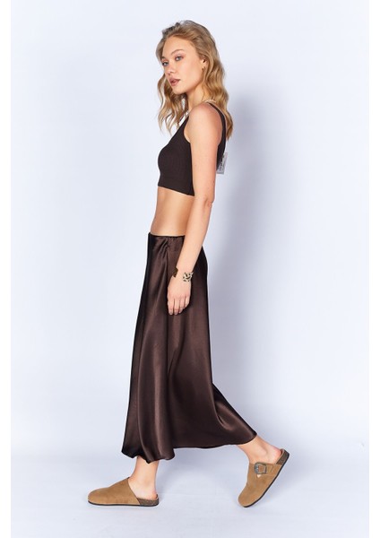 Kahve Saten Etek| EK100298936-8936 fiyatları