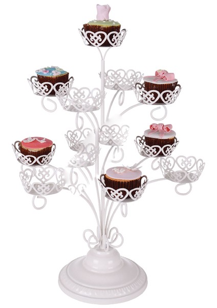 Metal Cupcake Standı 11&apos;li Kek Standı