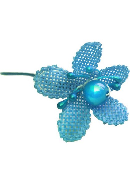 Çiçek Incili ve Tomurcuklu (72 Adet) Mavi