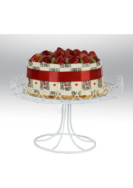 Metal Cupcake Standı Beyaz Kek Standı