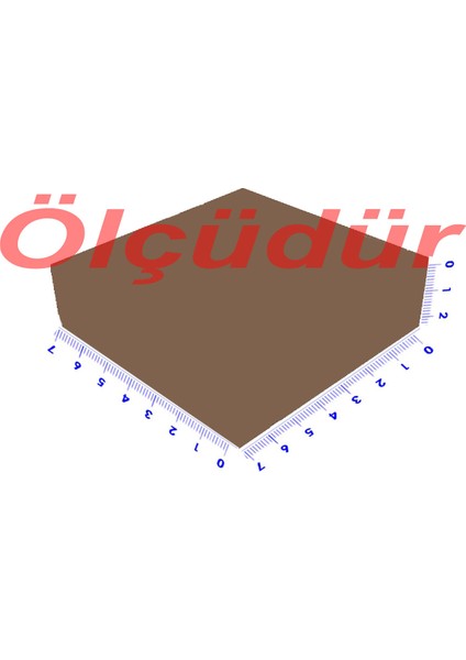 Asetat Kutu Altı Karton 7 x 7 x 2.2 cm (50 Adet) Kraft